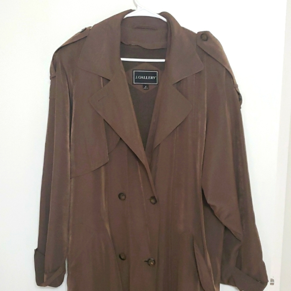 J Gallery long trench coat